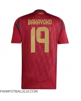 Belgia Johan Bakayoko #19 Tricou Fotbal Replică European 2024 Barbati Acasa